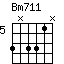 chord Bm711