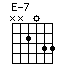 chord E-7