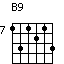 chord B9