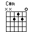 chord C#m