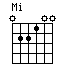 chord Mi