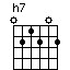 chord h7