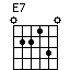 chord E7