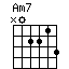 chord Am7