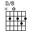 chord D/B