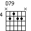 chord D79