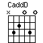 chord CaddD