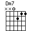 chord Dm7