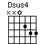 chord Dsus4