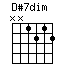 chord D#7dim