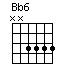 chord Bb6